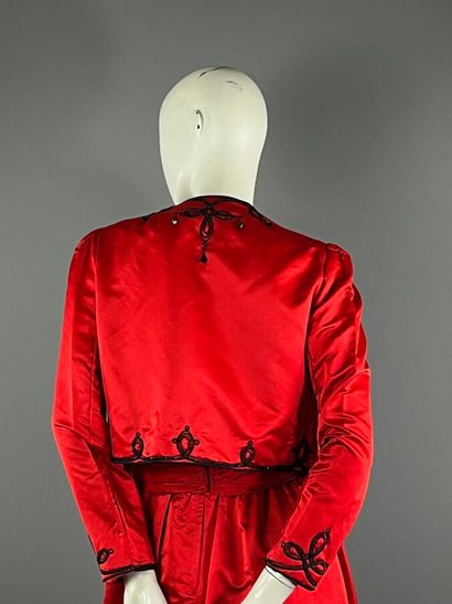 CHARLES SLUCK - Robe du soir et boléro en...