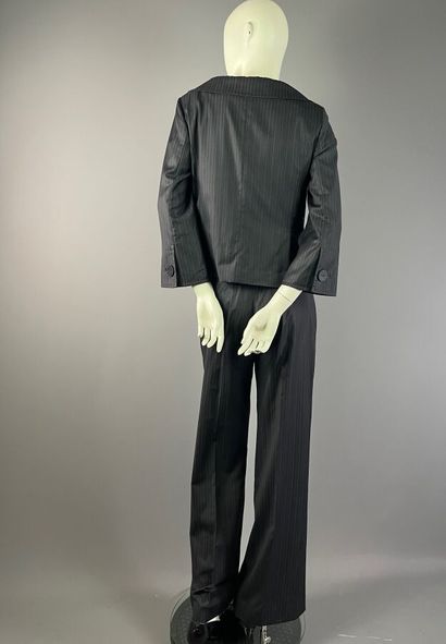 GEORGES RECH - Tailleur pantalon en laine...
