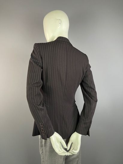 GEORGES RECH Synonyme- Veste tailleur marron...