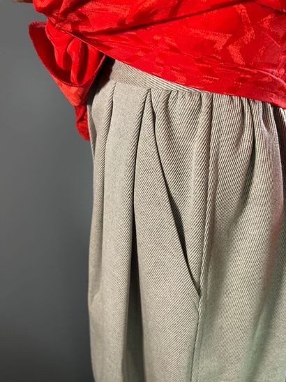 COURRÈGES / SAINT LAURENT Rive-Gauche - Blouse...
