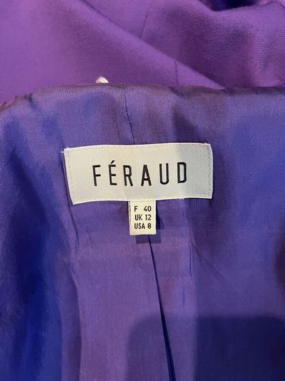 FERAUD X 2 - Veste tailleur violette et top...