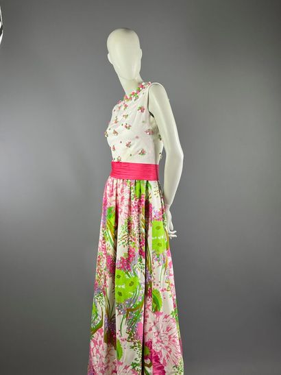 CLAUDE RIHA Cannes - Robe longue en coton...
