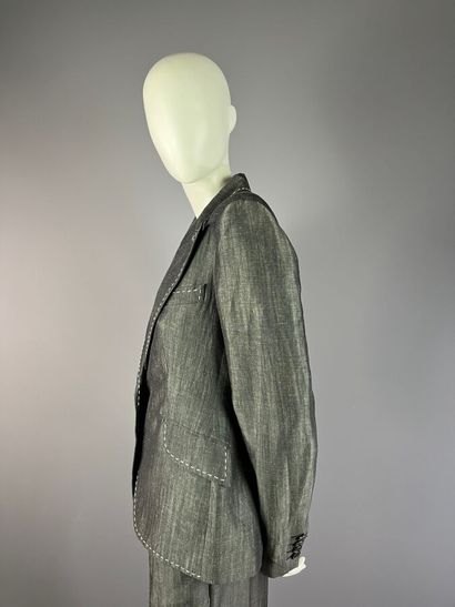 GEORGES RECH - Tailleur pantalon en laine...