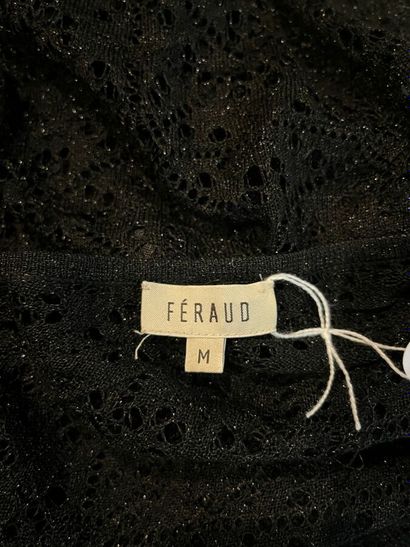 FERAUD / CHACOK - Top en dentelle et lurex...