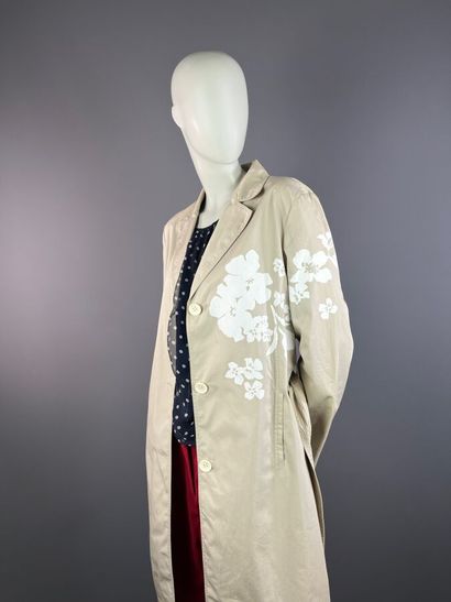 ESCADA Sport - Manteau coupe-vent beige et...