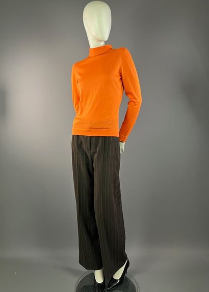 FERAUD / GEORGES RECH -Lot pull orangé et...