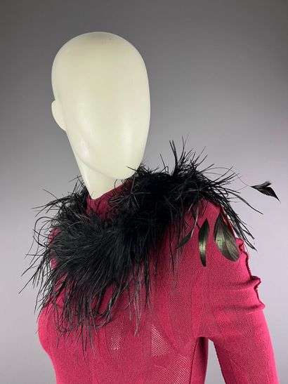 Sans griffe - Parure en plumes d'autruche...