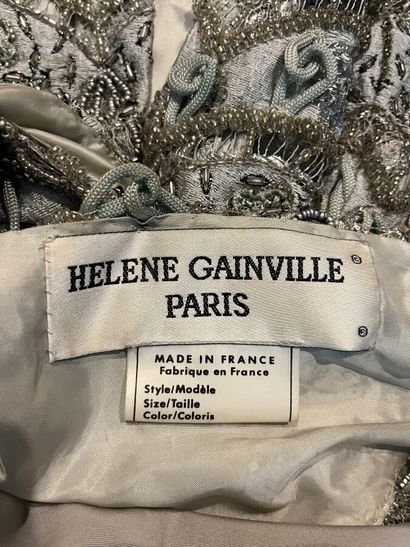 HÉLÈNE GAINVILLE -Ensemble pantalon gris...