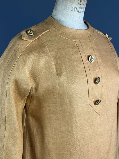 PIERRE CARDIN Création Paris - Robe en soie...