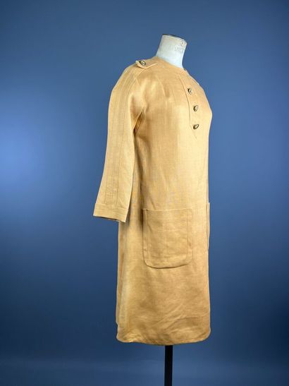 PIERRE CARDIN Création Paris - Robe en soie...