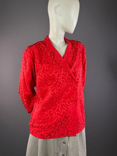 COURRÈGES / SAINT LAURENT Rive-Gauche - Blouse...