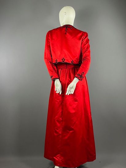 CHARLES SLUCK - Robe du soir et boléro en...