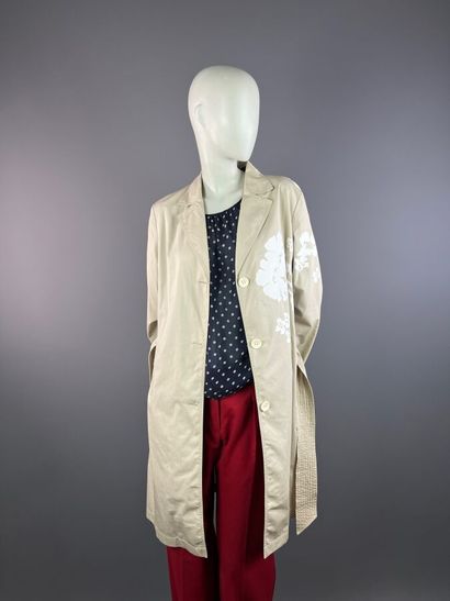 ESCADA Sport - Manteau coupe-vent beige et...