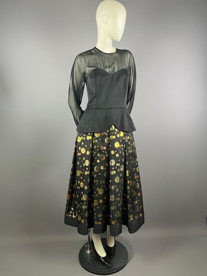 JACQUELINE LECHAT Cannes - Robe cocktail...