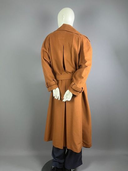 INFINITIF - Manteau long en laine camel -Taille...
