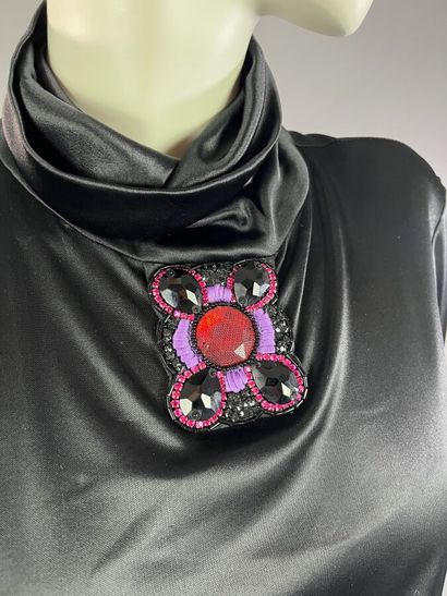 FERAUD X 2 - Veste tailleur violette et top...