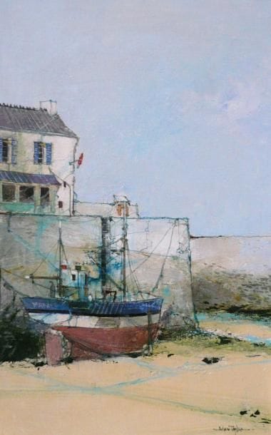 Julian TAYLOR (1954)
Marie à quai Huile sur...
