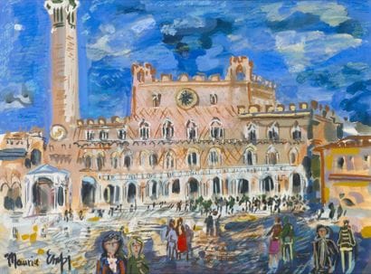 Maurice EMPI (1933)
Sienne Aquarelle gouachée,...