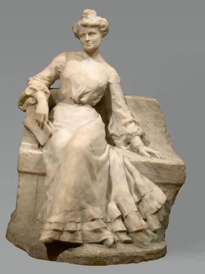 Hans SCHULER (1874-1951)
Jeune femme élégante...