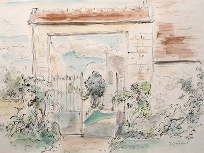 André DIGNIMONT (1891-1965)
L'entrée du potager...