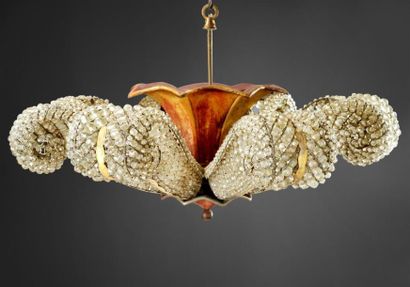 Maison BAGUÈS
Suspension «Plumes d'autruches»...