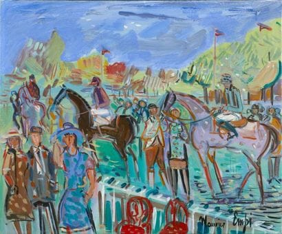 Maurice EMPI (1933)
La course de chevaux...
