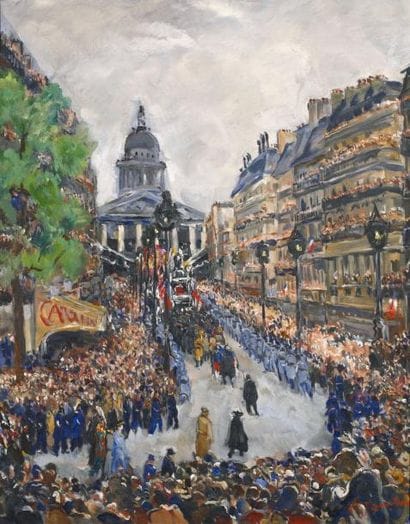Adrienne Lucie JOUCLARD (1882-1972)
L'enterrement...