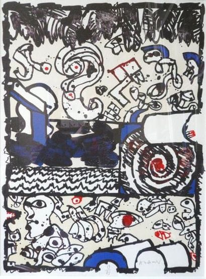 Pierre ALECHINSKY (1927)
Composition Lithographie...