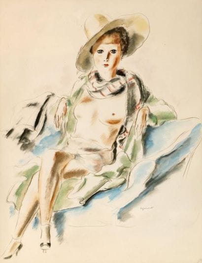 André DIGNIMONT (1891-1965)
Portrait présumé...