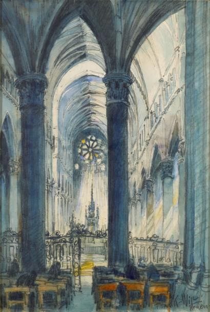 FRANK WILL (1900-1951)
Intérieur de la Cathédrale...