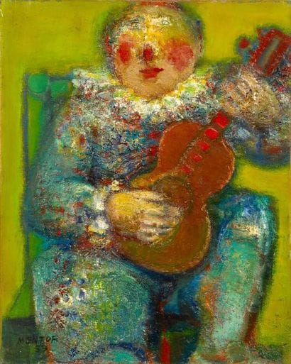 Blasco MENTOR (1919-2003)
Guitariste Huile...