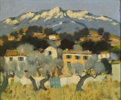 Eugène BABOULENE (1905-1994)
Le portail bleu...