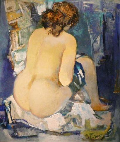 Mikhaïl TUROVSKY (1933)
Nu assis Huile sur...