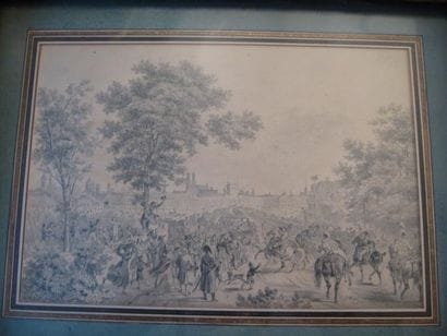 Attribué à Emile Charles LAMBINET (Versailles...