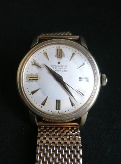 Montre bracelet d'homme, cadran et bracelet...