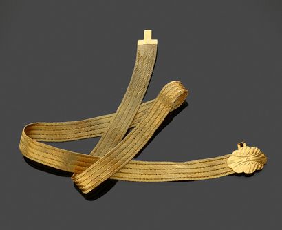 Lot de débris d'or 22 k (ancien collier cassé...