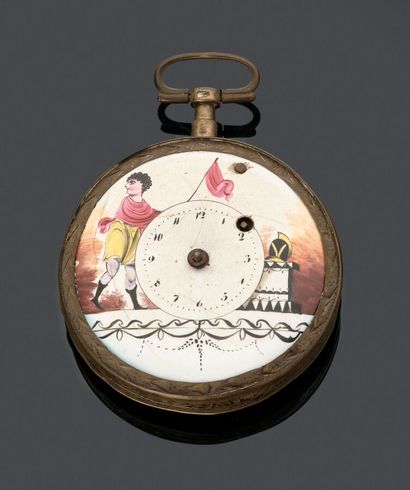 BREGUET - Montre de gousset en argent, le...