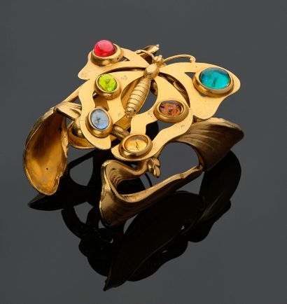 MERCEDES ROBIROSA - Bracelet manchette en...