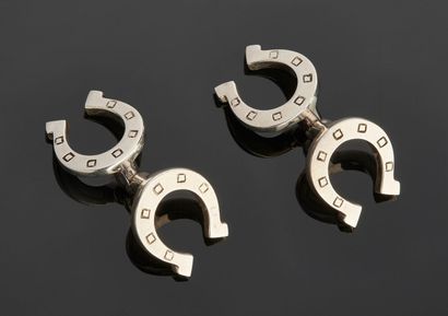 LINKS OF LONDON - Paire de boutons de manchettes...