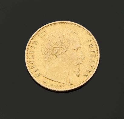 FRANCE - Une pièce de 5 francs or 1854.