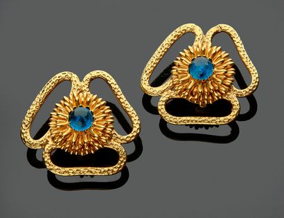 MERCEDES ROBIROSA - Boucles d'oreilles en...