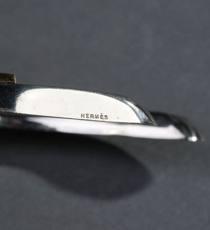 Maison HERMES - Fer à cheval en argent, les...