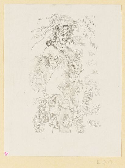 FELICIEN ROPS (1833-1898)
Les Aphrodites,...