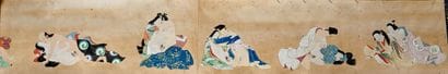 JAPAN - EDO period (1603 - 1868), 18th century
Erotic...