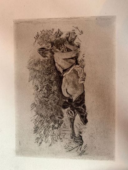 AFTER FELICIEN ROPS 
La Joueuse de flûte,...
