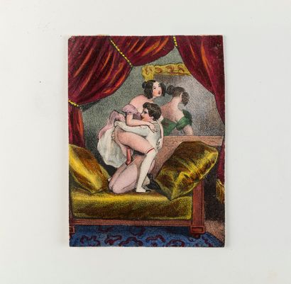 Bordeaux morocco notebook circa 1840, containing...
