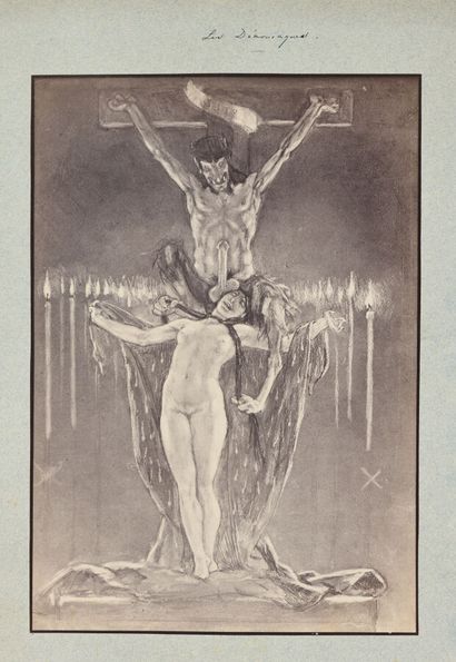Félicien ROPS (1833-1898)
Le Calvaire, plate...