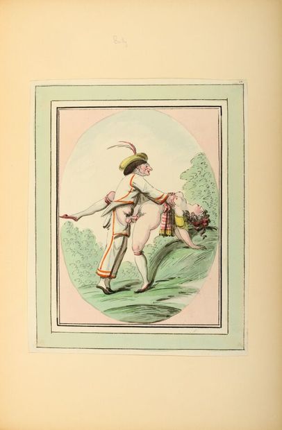 Collection of erotic drawings from the Romantic...