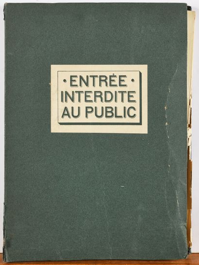 [MAC ORLAN (Pierre)]. Entrance forbidden...