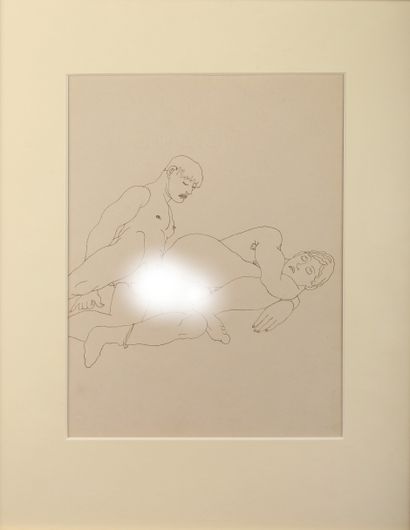 Jean COCTEAU (1889-1963)
Duo, Two Men, circa...